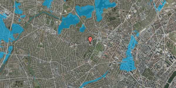 Oversvømmelsesrisiko fra vandløb på Svenskelejren 10, 2700 Brønshøj