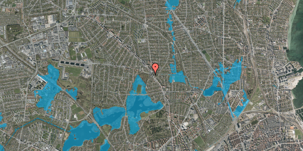 Oversvømmelsesrisiko fra vandløb på Søborghus Park 11, 2. th, 2860 Søborg