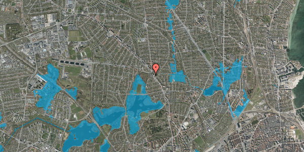 Oversvømmelsesrisiko fra vandløb på Søborghus Park 17, 1. th, 2860 Søborg