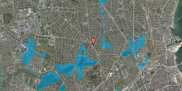 Oversvømmelsesrisiko fra vandløb på Søborghus Park 21, 4. th, 2860 Søborg