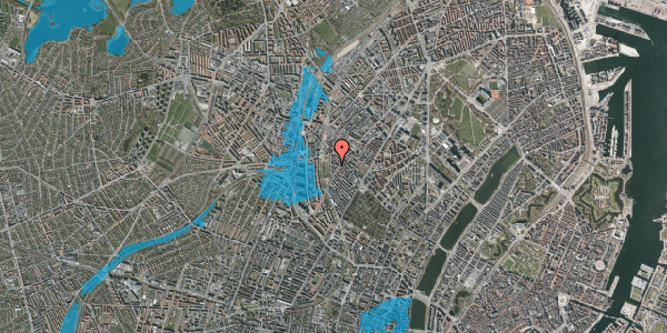Oversvømmelsesrisiko fra vandløb på Søllerødgade 52, 1. tv, 2200 København N