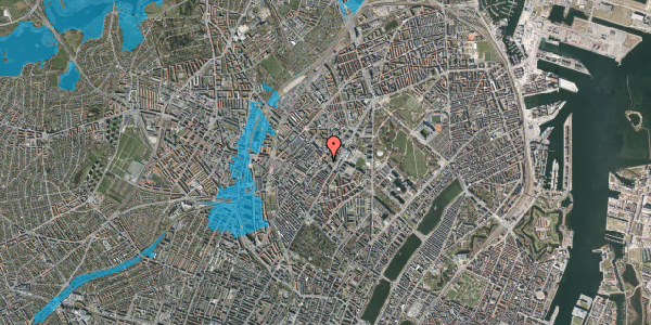 Oversvømmelsesrisiko fra vandløb på Tagensvej 47, 4. 31, 2200 København N