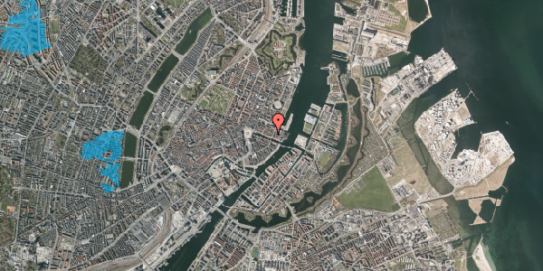 Oversvømmelsesrisiko fra vandløb på Toldbodgade 5, 1. 1, 1253 København K