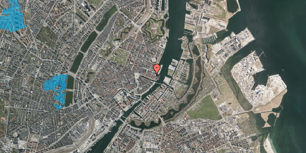Oversvømmelsesrisiko fra vandløb på Toldbodgade 10C, 4. , 1253 København K