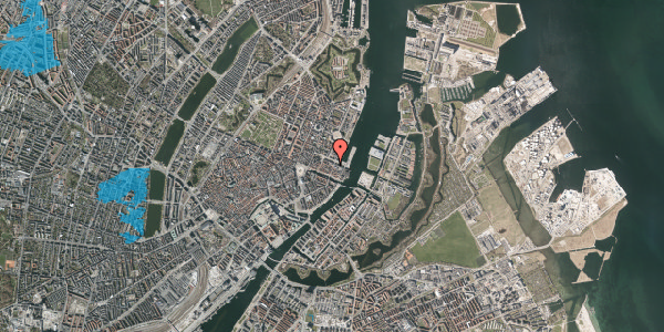Oversvømmelsesrisiko fra vandløb på Toldbodgade 19A, 1253 København K