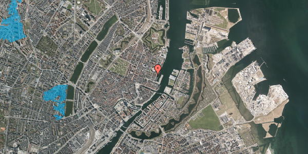 Oversvømmelsesrisiko fra vandløb på Toldbodgade 35A, 1. , 1253 København K