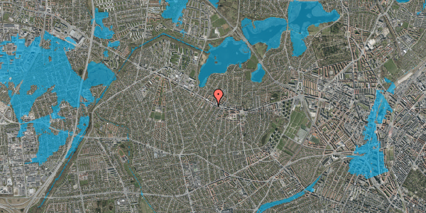 Oversvømmelsesrisiko fra vandløb på Tølløsevej 3, 1. , 2700 Brønshøj