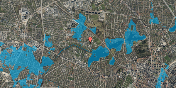 Oversvømmelsesrisiko fra vandløb på Tårnhusstræde 7, 1. th, 2700 Brønshøj