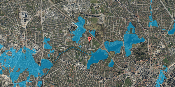 Oversvømmelsesrisiko fra vandløb på Tårnhusstræde 19, 1. th, 2700 Brønshøj