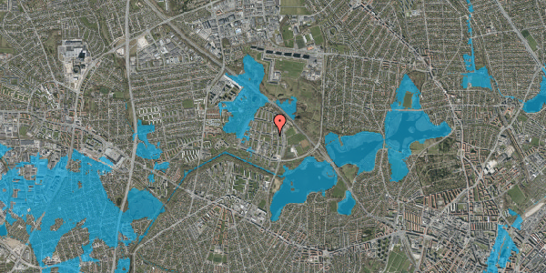 Oversvømmelsesrisiko fra vandløb på Tårnhusstræde 24, st. tv, 2700 Brønshøj