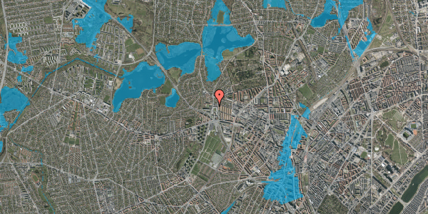Oversvømmelsesrisiko fra vandløb på Utterslevgård 8, 1. tv, 2400 København NV