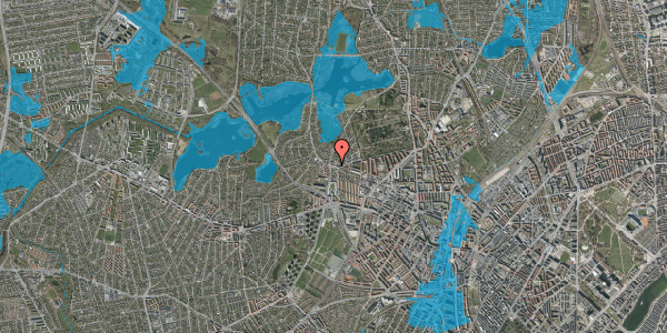 Oversvømmelsesrisiko fra vandløb på Utterslev Torv 22, 1. th, 2400 København NV