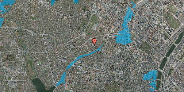 Oversvømmelsesrisiko fra vandløb på Vendsysselvej 4A, 1. tv, 2720 Vanløse