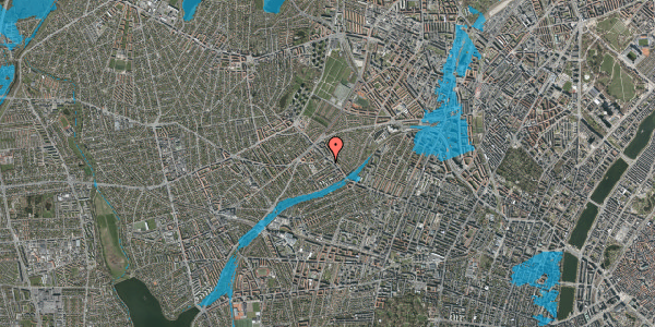 Oversvømmelsesrisiko fra vandløb på Vendsysselvej 4C, st. tv, 2720 Vanløse