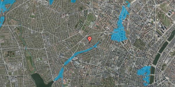 Oversvømmelsesrisiko fra vandløb på Vendsysselvej 8, 2. th, 2720 Vanløse