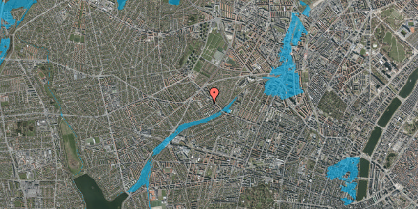Oversvømmelsesrisiko fra vandløb på Vendsysselvej 11, 2. tv, 2720 Vanløse