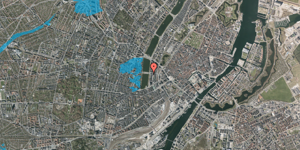Oversvømmelsesrisiko fra vandløb på Vester Søgade 24, 1. tv, 1601 København V