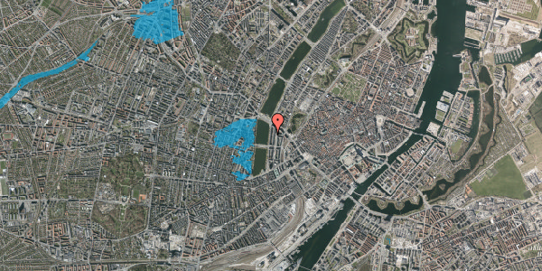 Oversvømmelsesrisiko fra vandløb på Vester Søgade 60, 2. th, 1601 København V