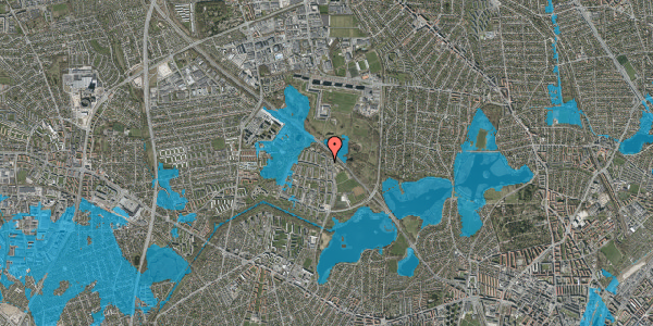 Oversvømmelsesrisiko fra vandløb på Vingegavl 5, st. th, 2700 Brønshøj