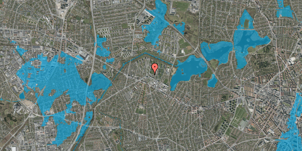 Oversvømmelsesrisiko fra vandløb på Voldparken 2, 2. th, 2700 Brønshøj