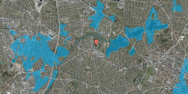 Oversvømmelsesrisiko fra vandløb på Voldparken 6, 1. tv, 2700 Brønshøj