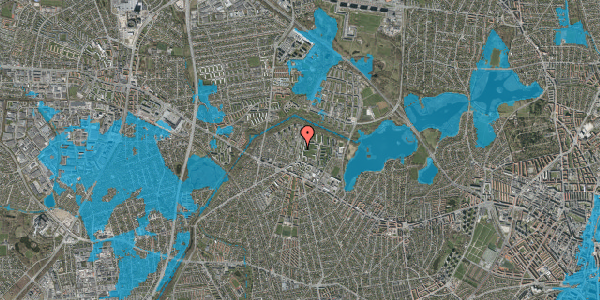 Oversvømmelsesrisiko fra vandløb på Voldparken 7, 2. th, 2700 Brønshøj