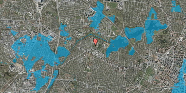 Oversvømmelsesrisiko fra vandløb på Voldparken 12, 1. tv, 2700 Brønshøj