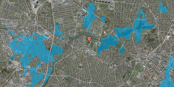 Oversvømmelsesrisiko fra vandløb på Voldparken 22, 1. tv, 2700 Brønshøj