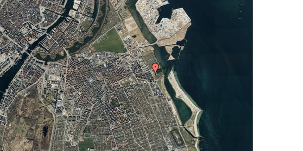 Oversvømmelsesrisiko fra vandløb på Øresund Parkvej 21, 3. th, 2300 København S