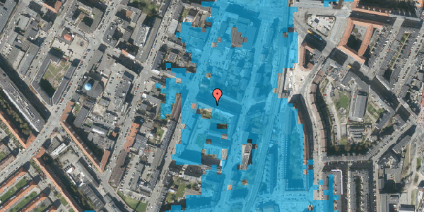 Oversvømmelsesrisiko fra vandløb på Ørnevej 15, st. th, 2400 København NV