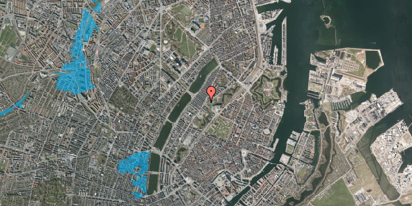 Oversvømmelsesrisiko fra vandløb på Øster Farimagsgade 4, kl. , 2100 København Ø
