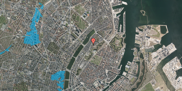 Oversvømmelsesrisiko fra vandløb på Øster Farimagsgade 24, st. tv, 2100 København Ø