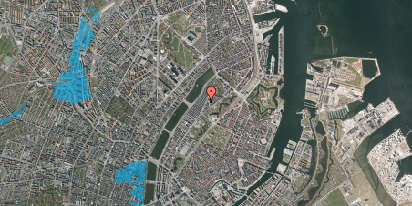 Oversvømmelsesrisiko fra vandløb på Øster Farimagsgade 26, 3. tv, 2100 København Ø