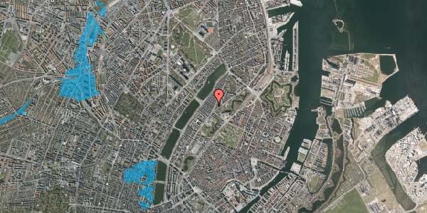 Oversvømmelsesrisiko fra vandløb på Øster Farimagsgade 27, st. , 2100 København Ø