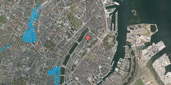 Oversvømmelsesrisiko fra vandløb på Øster Farimagsgade 28A, 3. mf, 2100 København Ø