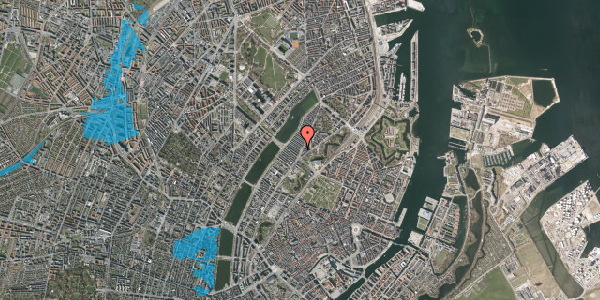 Oversvømmelsesrisiko fra vandløb på Øster Farimagsgade 29, st. , 2100 København Ø