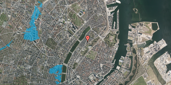 Oversvømmelsesrisiko fra vandløb på Øster Farimagsgade 31, st. th, 2100 København Ø