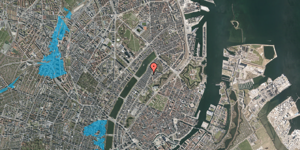 Oversvømmelsesrisiko fra vandløb på Øster Farimagsgade 47, 2100 København Ø