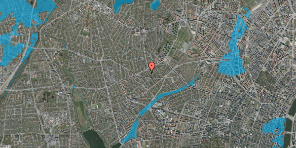 Oversvømmelsesrisiko fra vandløb på Åbakkevej 56, st. mf, 2720 Vanløse