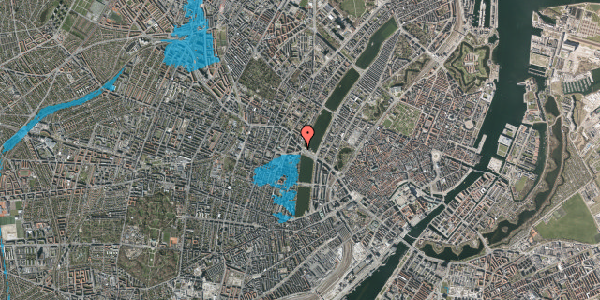 Oversvømmelsesrisiko fra vandløb på Åboulevard 1, 4. th, 1635 København V