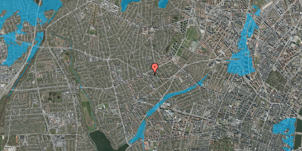 Oversvømmelsesrisiko fra vandløb på Ådalsvej 59, 1. mf, 2720 Vanløse