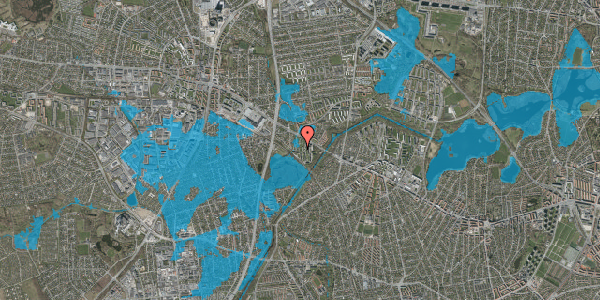 Oversvømmelsesrisiko fra vandløb på Åfløjen 28, st. tv, 2700 Brønshøj