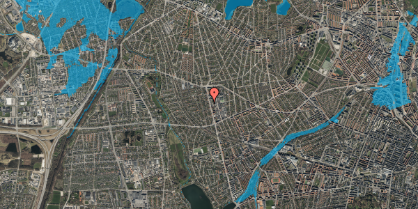 Oversvømmelsesrisiko fra vandløb på Ålekistevej 203, st. , 2720 Vanløse