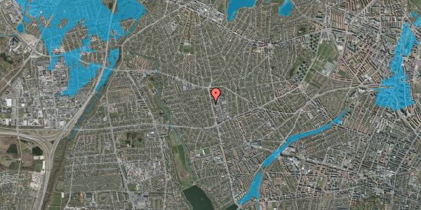 Oversvømmelsesrisiko fra vandløb på Ålekistevej 205A, st. , 2720 Vanløse
