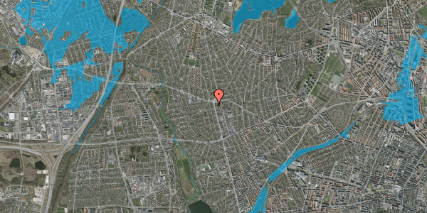 Oversvømmelsesrisiko fra vandløb på Ålekistevej 225, st. , 2720 Vanløse