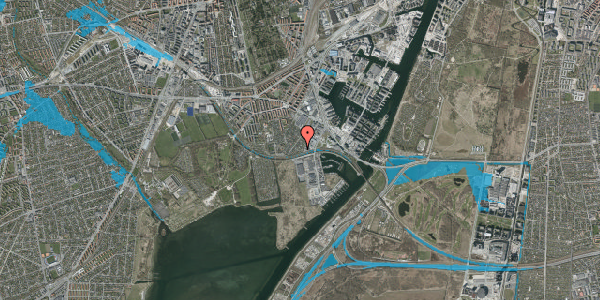 Oversvømmelsesrisiko fra vandløb på Hf. Havebyen Mozart 79, 2450 København SV