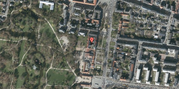 Oversvømmelsesrisiko fra vandløb på Allegade 15B, st. , 2000 Frederiksberg