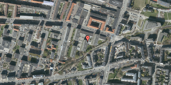 Oversvømmelsesrisiko fra vandløb på Finsensvej 7C, 2. th, 2000 Frederiksberg