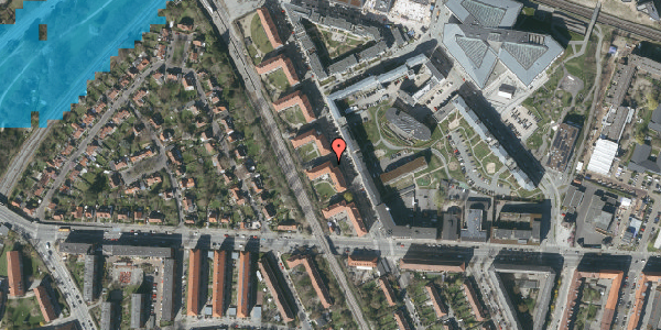 Oversvømmelsesrisiko fra vandløb på Flintholm Alle 9, 2. th, 2000 Frederiksberg