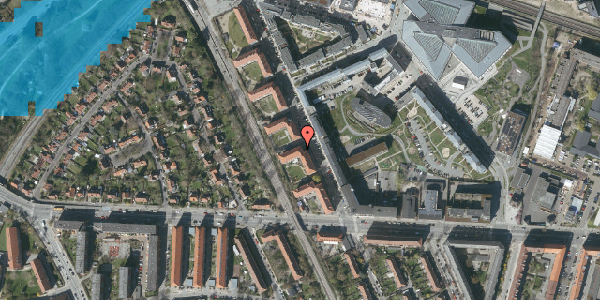 Oversvømmelsesrisiko fra vandløb på Flintholm Alle 9, 4. th, 2000 Frederiksberg